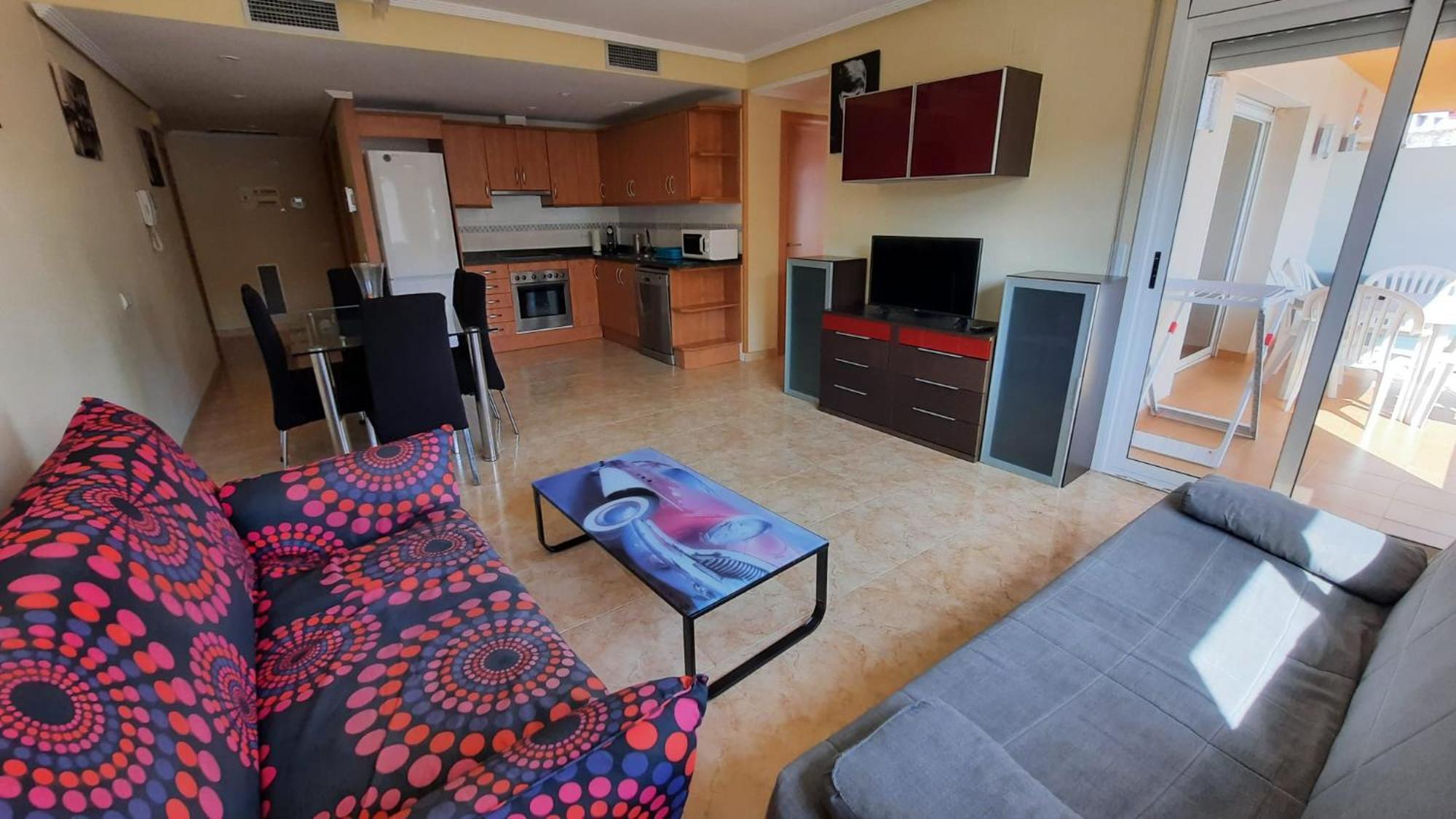Appartamento Fabuloso Apartamento Familiar Con Piscina En Salou Esterno foto
